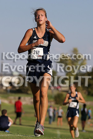Larned High School Cross Country Meet, Thursday, September21, 2017. Paige Harris, Ashland Jr. and Christopher Nemechek, Holcomb Sr., won the varsity meets.  (Photo: Everett Royer, www.ksportsimages.c