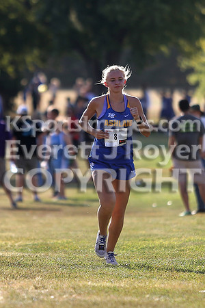 Larned High School Cross Country Meet, Thursday, September21, 2017. Paige Harris, Ashland Jr. and Christopher Nemechek, Holcomb Sr., won the varsity meets.  (Photo: Everett Royer, www.ksportsimages.c