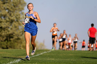 Larned High School Cross Country Meet, Thursday, September21, 2017. Paige Harris, Ashland Jr. and Christopher Nemechek, Holcomb Sr., won the varsity meets.  (Photo: Everett Royer, www.ksportsimages.c