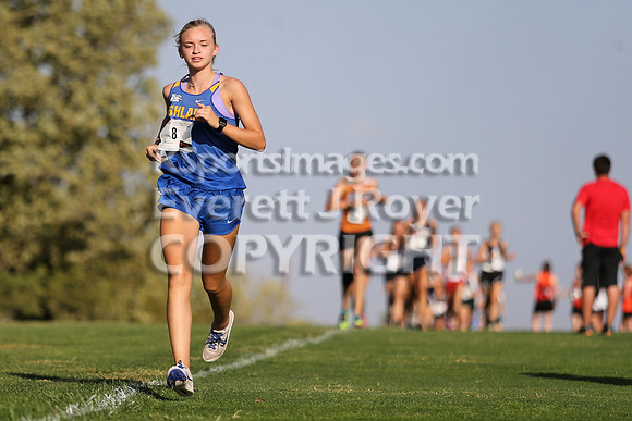 Larned High School Cross Country Meet, Thursday, September21, 2017. Paige Harris, Ashland Jr. and Christopher Nemechek, Holcomb Sr., won the varsity meets.  (Photo: Everett Royer, www.ksportsimages.c