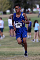 Larned High School Cross Country Meet, Thursday, September21, 2017. Paige Harris, Ashland Jr. and Christopher Nemechek, Holcomb Sr., won the varsity meets.  (Photo: Everett Royer, www.ksportsimages.c