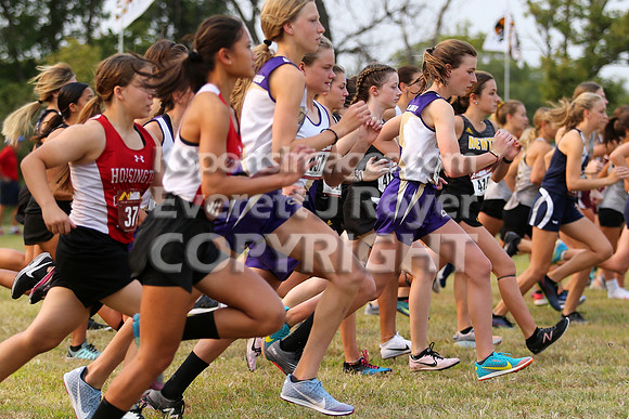 2020 Hays High Cross Country Invite at Sand Plum Nature Trail