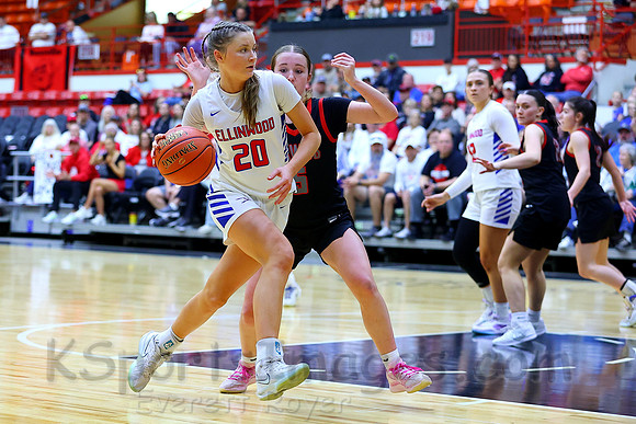 Ellinwood vs Rossville 2A State Basketball Tournament
