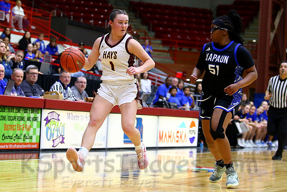 Hays vs Kapaun Mt. Carmel 5A State Basketball Tournament
