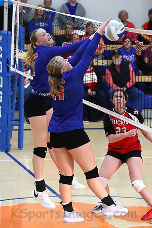 Otis-Bison vs Bucklin Volleyball