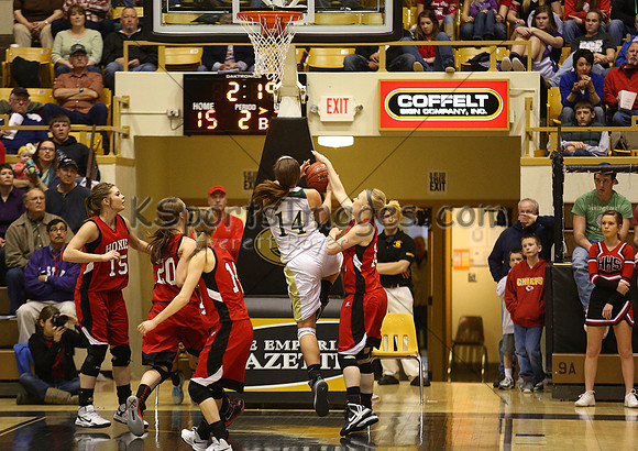 Hoxie vs. Olpe Girls Basketball