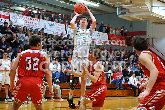 Lacrosse vs Quinter Boys Basketball
