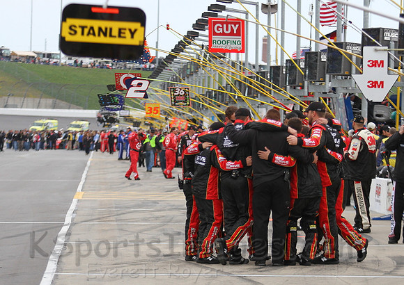 STP 400 Sprint Cup Series Race @ Kansas Speedway April 21, 2013