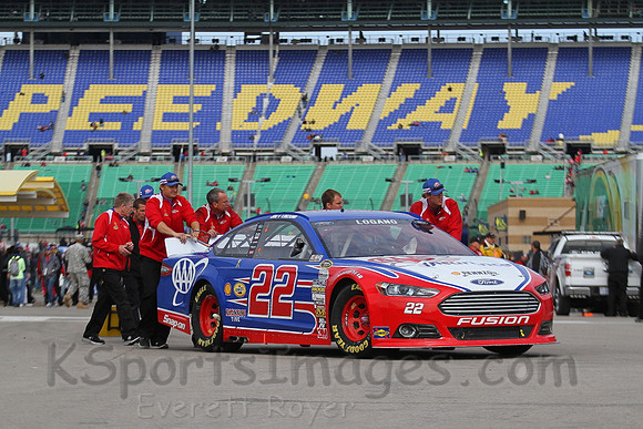 STP 400 Sprint Cup Series Race @ Kansas Speedway April 21, 2013