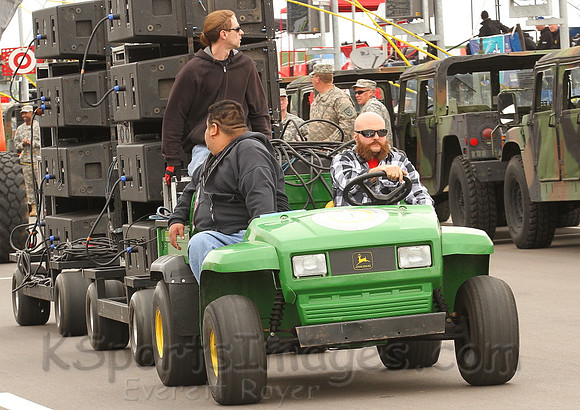 STP 400 Sprint Cup Series Race @ Kansas Speedway April 21, 2013
