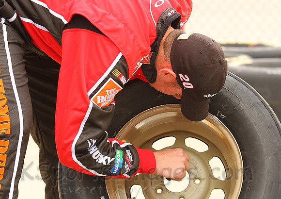STP 400 Sprint Cup Series Race @ Kansas Speedway April 21, 2013