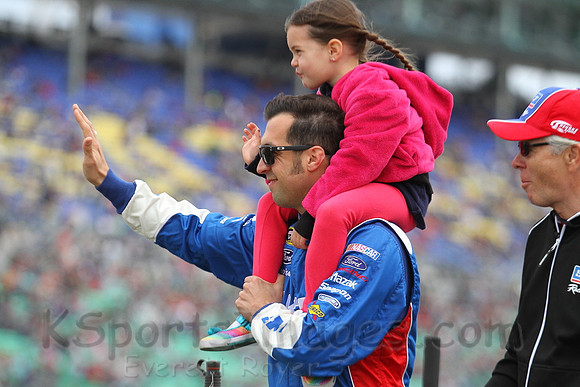 STP 400 Sprint Cup Series Race @ Kansas Speedway April 21, 2013