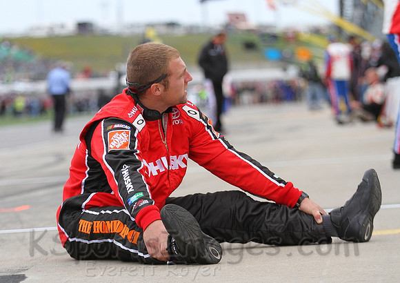STP 400 Sprint Cup Series Race @ Kansas Speedway April 21, 2013