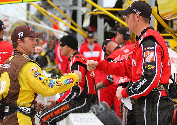 STP 400 Sprint Cup Series Race @ Kansas Speedway April 21, 2013