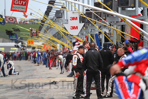 STP 400 Sprint Cup Series Race @ Kansas Speedway April 21, 2013