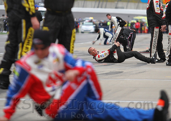 STP 400 Sprint Cup Series Race @ Kansas Speedway April 21, 2013