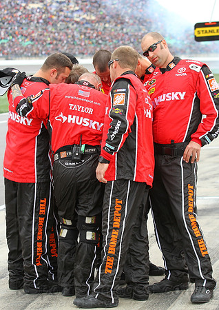 STP 400 Sprint Cup Series Race @ Kansas Speedway April 21, 2013