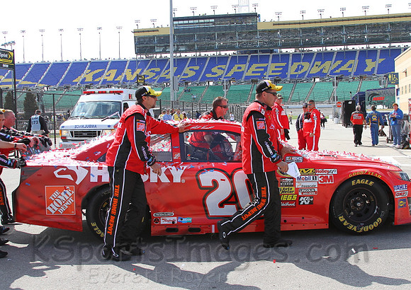 STP 400 Sprint Cup Series Race @ Kansas Speedway April 21, 2013