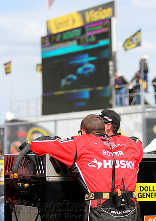 STP 400 Sprint Cup Series Race @ Kansas Speedway April 21, 2013