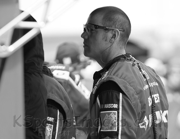 STP 400 Sprint Cup Series Race @ Kansas Speedway April 21, 2013