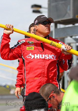 STP 400 Sprint Cup Series Race @ Kansas Speedway April 21, 2013