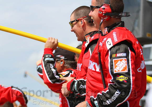 STP 400 Sprint Cup Series Race @ Kansas Speedway April 21, 2013