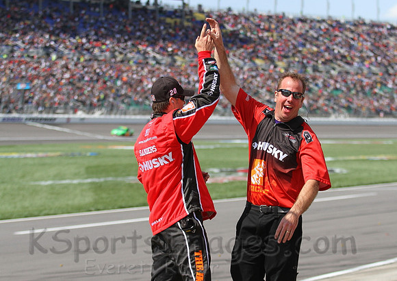 STP 400 Sprint Cup Series Race @ Kansas Speedway April 21, 2013