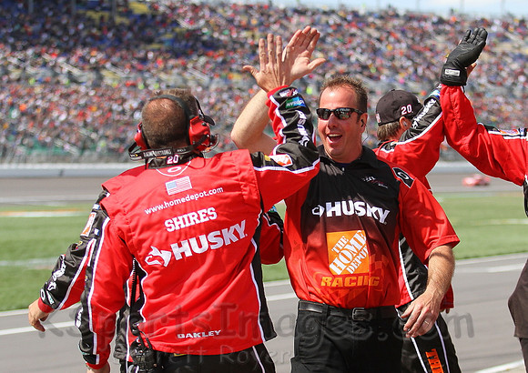 STP 400 Sprint Cup Series Race @ Kansas Speedway April 21, 2013