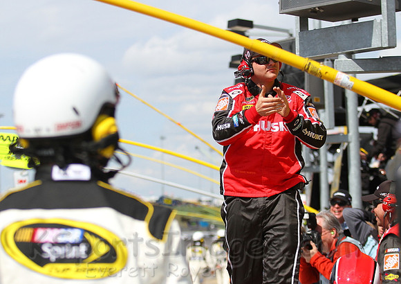 STP 400 Sprint Cup Series Race @ Kansas Speedway April 21, 2013