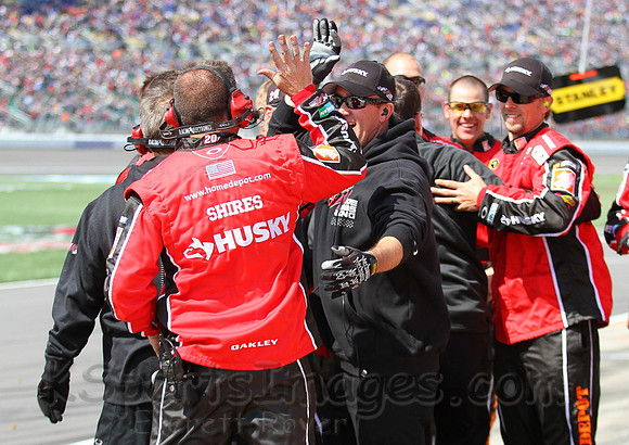 STP 400 Sprint Cup Series Race @ Kansas Speedway April 21, 2013