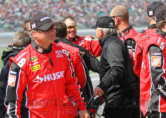 STP 400 Sprint Cup Series Race @ Kansas Speedway April 21, 2013