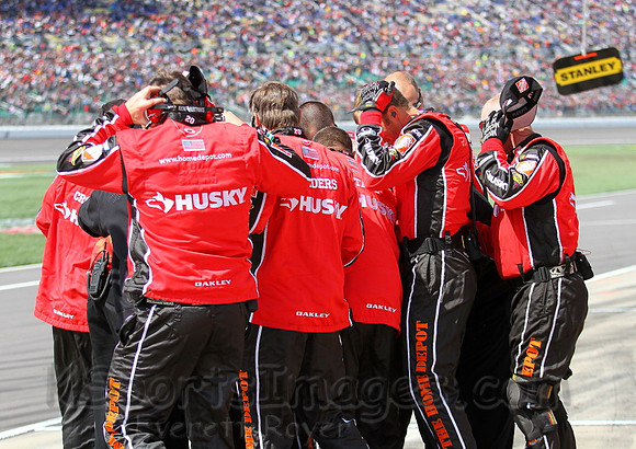 STP 400 Sprint Cup Series Race @ Kansas Speedway April 21, 2013