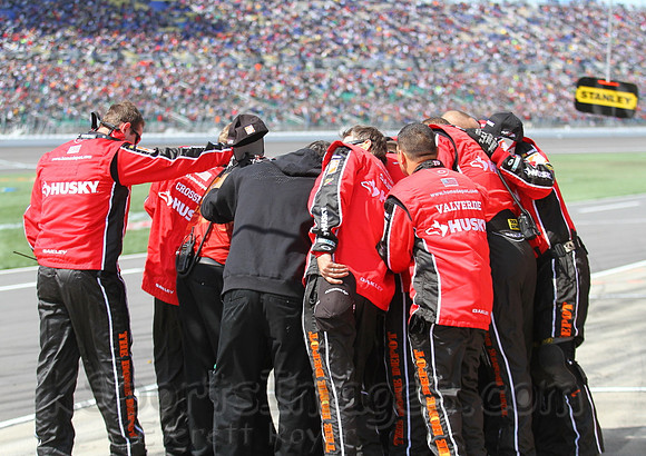 STP 400 Sprint Cup Series Race @ Kansas Speedway April 21, 2013