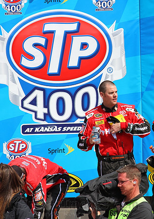 STP 400 Sprint Cup Series Race @ Kansas Speedway April 21, 2013