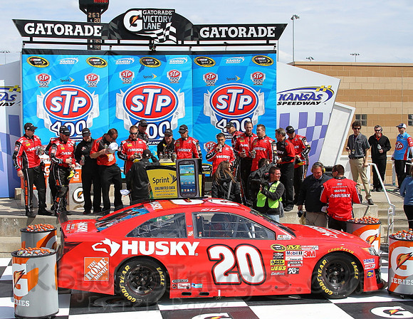 STP 400 Sprint Cup Series Race @ Kansas Speedway April 21, 2013