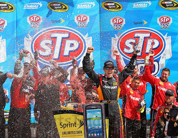STP 400 Sprint Cup Series Race @ Kansas Speedway April 21, 2013