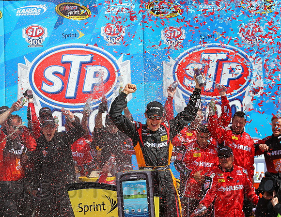 STP 400 Sprint Cup Series Race @ Kansas Speedway April 21, 2013