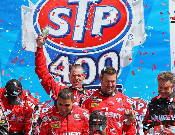 STP 400 Sprint Cup Series Race @ Kansas Speedway April 21, 2013