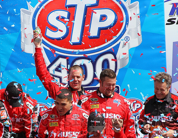 STP 400 Sprint Cup Series Race @ Kansas Speedway April 21, 2013