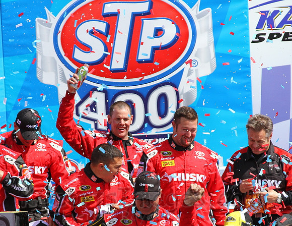 STP 400 Sprint Cup Series Race @ Kansas Speedway April 21, 2013