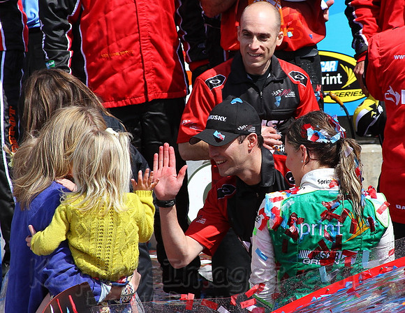 STP 400 Sprint Cup Series Race @ Kansas Speedway April 21, 2013
