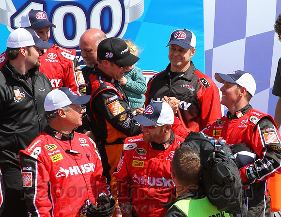 STP 400 Sprint Cup Series Race @ Kansas Speedway April 21, 2013