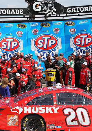 STP 400 Sprint Cup Series Race @ Kansas Speedway April 21, 2013