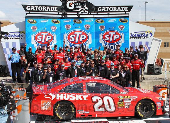 STP 400 Sprint Cup Series Race @ Kansas Speedway April 21, 2013