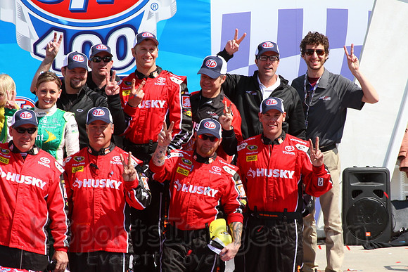 STP 400 Sprint Cup Series Race @ Kansas Speedway April 21, 2013