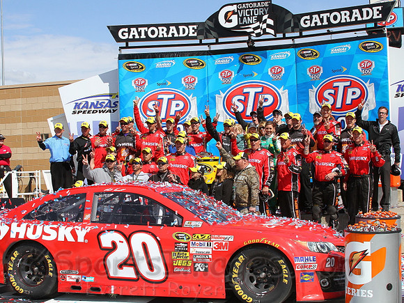 STP 400 Sprint Cup Series Race @ Kansas Speedway April 21, 2013