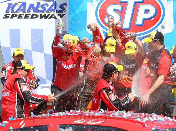 STP 400 Sprint Cup Series Race @ Kansas Speedway April 21, 2013