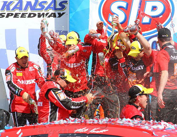 STP 400 Sprint Cup Series Race @ Kansas Speedway April 21, 2013