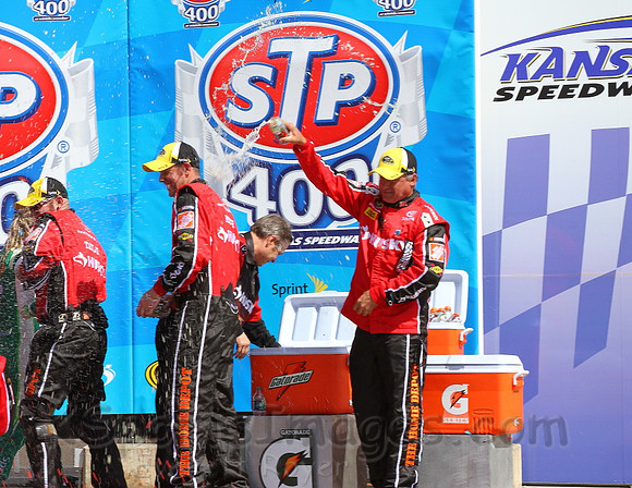 STP 400 Sprint Cup Series Race @ Kansas Speedway April 21, 2013