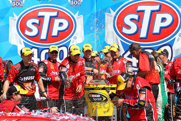 STP 400 Sprint Cup Series Race @ Kansas Speedway April 21, 2013